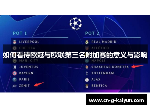 如何看待欧冠与欧联第三名附加赛的意义与影响 如何看待欧冠与欧联第三名附加赛的意义与影响